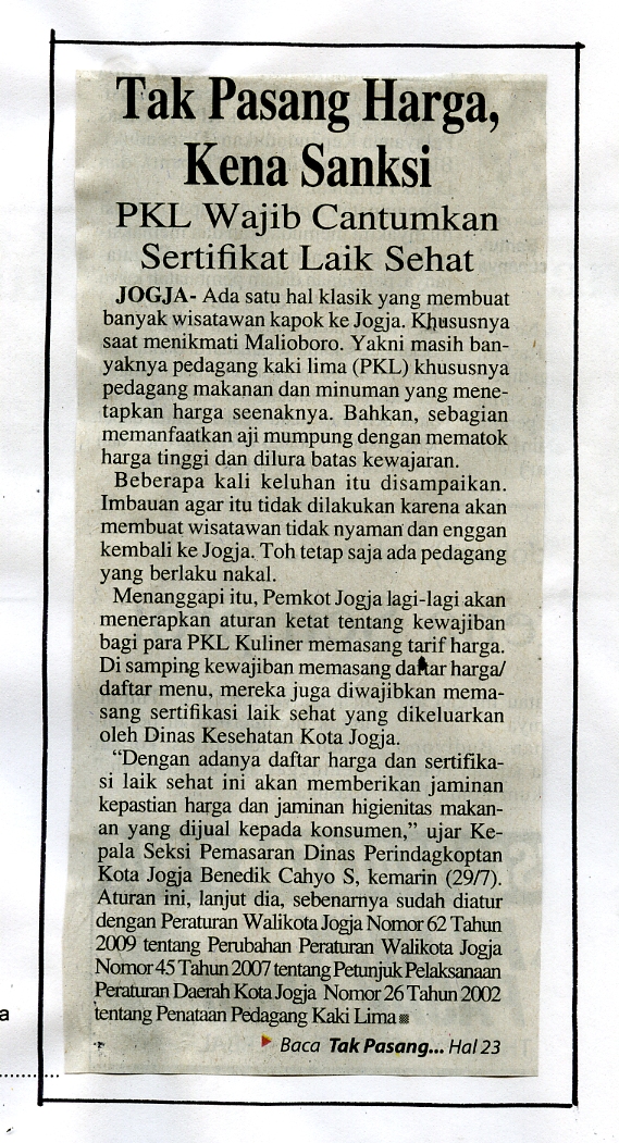 Kliping jogja terbaru